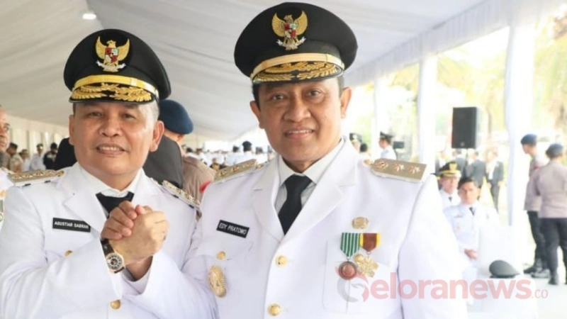 Gubernur dan Wakil Gubernur Kalimantan Tengah (Kalteng), Agustiar Sabran dan Edy Pratowo. (Dok. Pribadi)