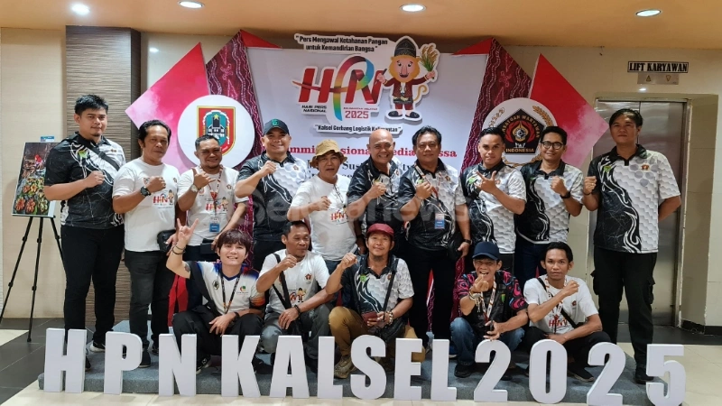 PWI Barsel Hadiri HPN 2025 di Banjarmasin (foto: Geloranews.co)