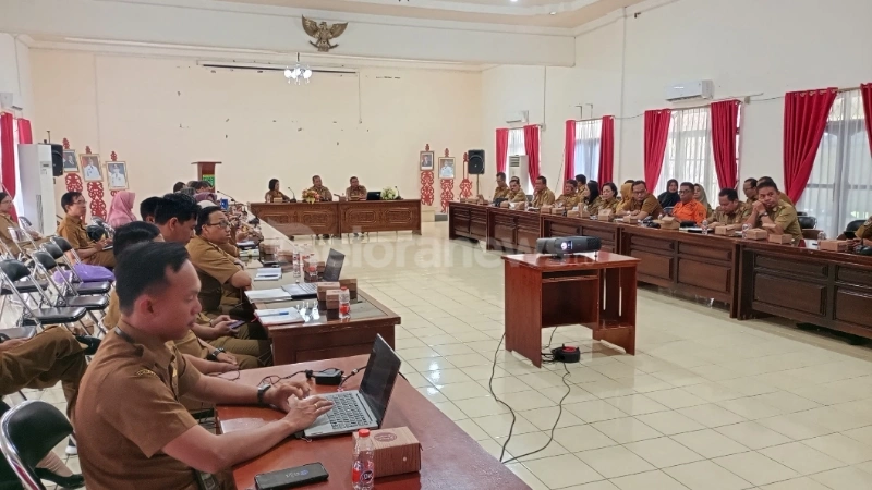 Pemkab Barsel Sosialisasikan Perbup Tata Naskah Dinas 2024 (foto: Geloranews.co)