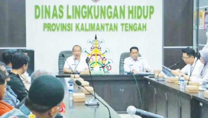 Rakor DLH Kalteng Bahas Perizinan Galian C