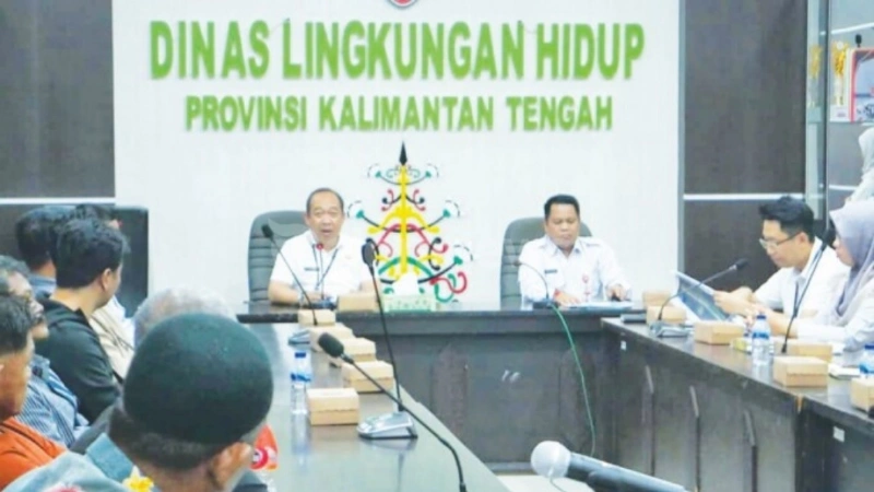 Rakor DLH Kalteng Bahas Perizinan Galian C (foto: Geloranews.co)