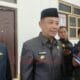 Bupati Barito Selatan, Eddy Raya Samsuri, didampingi Wakil Bupati Kristianto Yudha, memberikan keterangan kepada awak media usai penyampaian LKPJ Tahun 2024 dalam Rapat Paripurna ke-17 DPRD Barsel di Graha Paripurna, Buntok, Jumat (21/3).