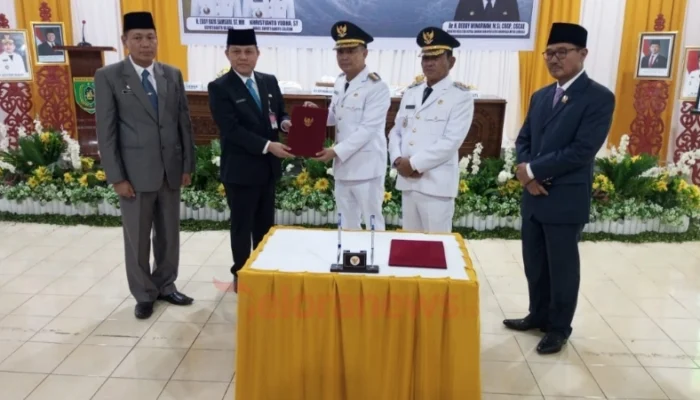 Sertijab Bupati dan Wabup Barsel, Fokus pada Daya Saing dan Ketahanan Pangan