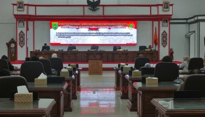 DPRD Barsel Gelar Rapat Paripurna Penyampaian LKPJ 2024