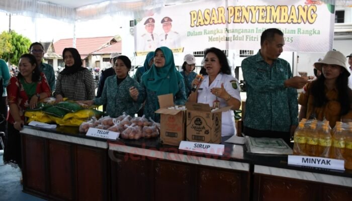 Pasar Penyeimbang di Barsel Tekan Inflasi Jelang Idulfitri