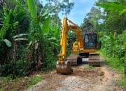 Satgas TMMD ke-124 Kerahkan Alat Berat Percepat Pembangunan Jalan