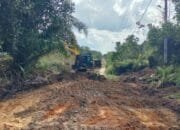 Satgas TMMD Ke-124 Maksimalkan Pembukaan Jalan Baru di Desa Wungkur Baru