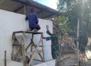 Satgas TMMD Kodim 1012/Buntok Terus Kebut Rehab Rumah Tak Layak Huni di Desa Talio