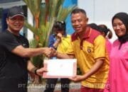 Meriahkan Hari Bhayangkara ke-79, Polres Barsel Gelar Jalan Sehat, Senam, dan Lomba Hiburan