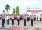 Dirgahayu Bhayangkara ke-79, 19 Personel Polres Barsel Naik Pangkat