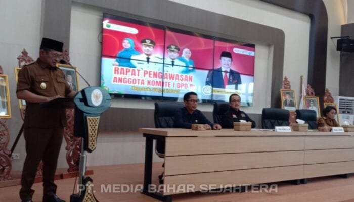 Wabup Barsel Paparkan Capaian dan Tantangan Daerah dalam Rapat Pengawasan Komite I DPD RI