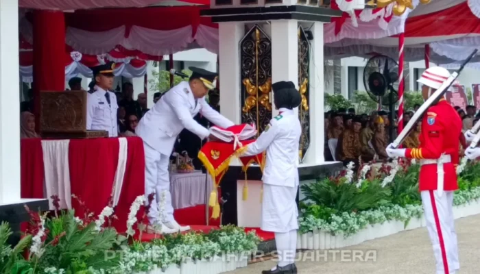 Pemkab Barsel Gelar Upacara Peringatan HUT ke-80 RI Tahun 2025