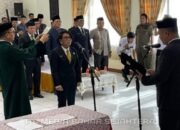 Bupati Eddy Raya Lantik Dr. Ita Minarni ST, MT sebagai Penjabat Sekda Barsel