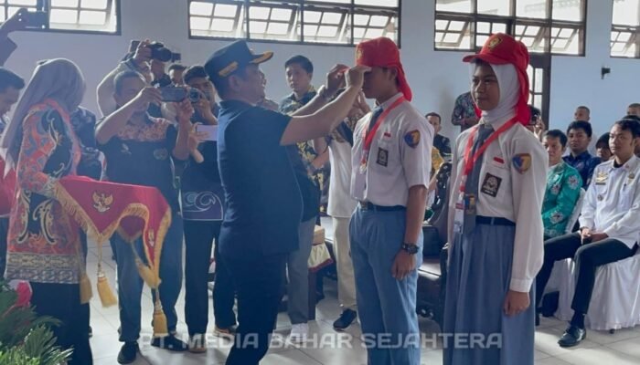 Wabup Barito Selatan Buka Pusdiklat Paskibraka 2025, 50 Siswa Siap Kibarkan Merah Putih