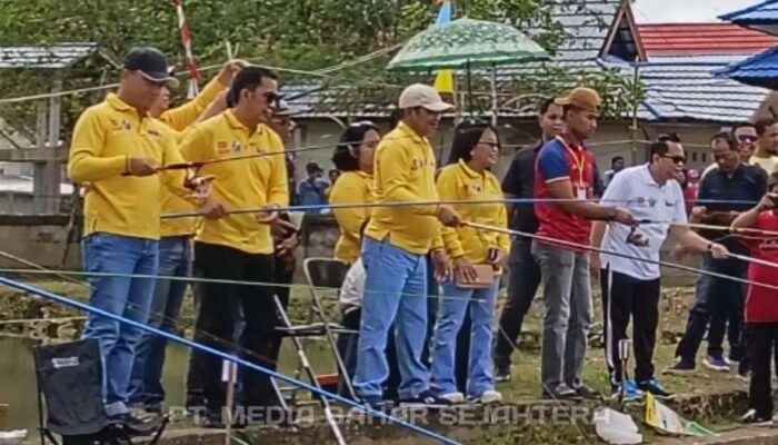 Lomba Memancing di Barito Selatan, Wakil Bupati Ajak Warga Jaga Kelestarian Ikan