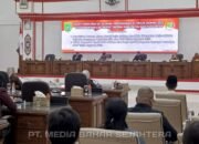 Paripurna DPRD ke-26, Wabup Barsel Sampaikan Persetujuan KUA-PPAS dan Ranperda APBD 2025