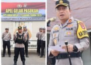 Kapolres Barsel Pimpin Apel Gelar Pasukan Operasi Aman Nusa 1 Telabang 2025