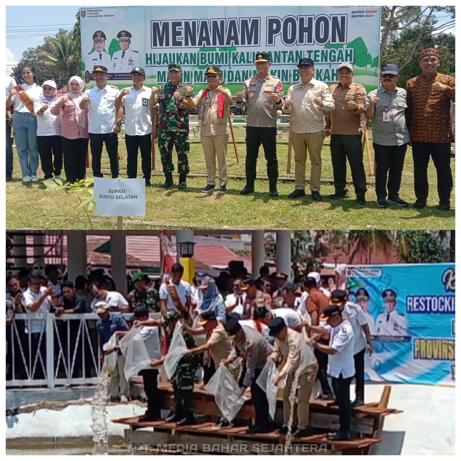 gubernur-kalteng-tinjau-sma-negeri-1-buntok,-dorong-program-makanan-bergizi-dan-pelestarian-lingkungan