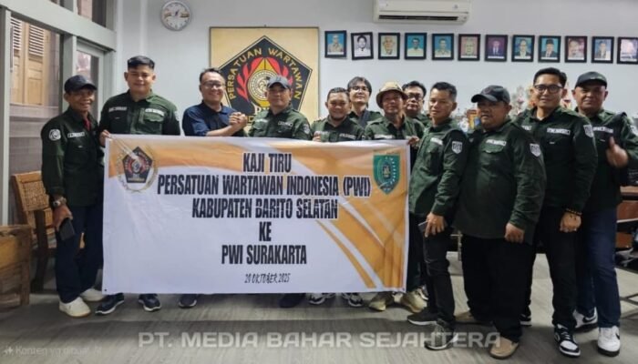 PWI Barito Selatan Lakukan Kaji Tiru ke PWI Surakarta, Perkuat Kapasitas dan Kelembagaan Organisasi