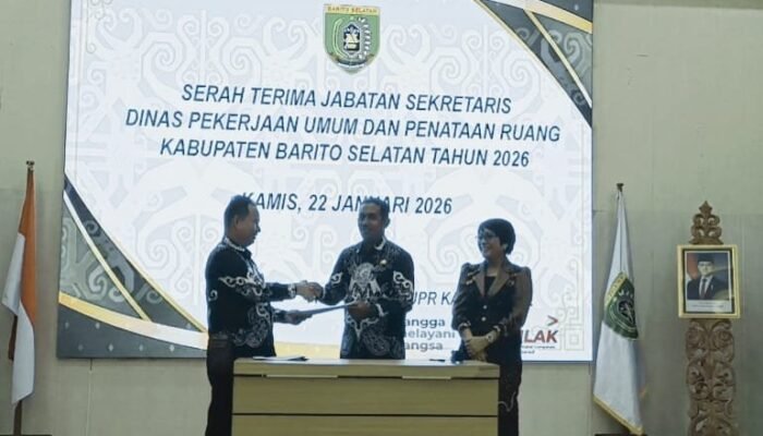 Dinas PUPR Barsel Gelar Sertijab Sekretaris Dinas‎