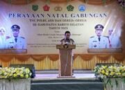 Bupati dan Wabup Barsel Hadiri Perayaan Natal Gabungan TNI, Polri, ASN, dan Gereja-Gereja