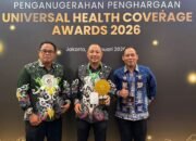 Bupati Barsel Eddy Raya Samsuri Raih Penghargaan UHC Awards 2026 dari BPJS Kesehatan