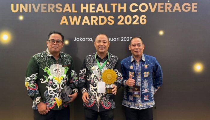 Bupati Barsel Eddy Raya Samsuri Raih Penghargaan UHC Awards 2026 dari BPJS Kesehatan