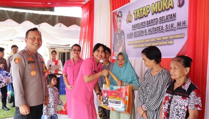 Kapolres Barsel Tatap Muka Dengan Warga Masyarakat di Polsek GB Awai