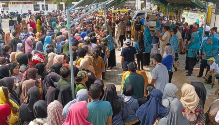Ratusan Warga Antusias Ikuti Gerakan Pangan Murah TP PKK Barito Selatan Jelang Ramadan 1447 H