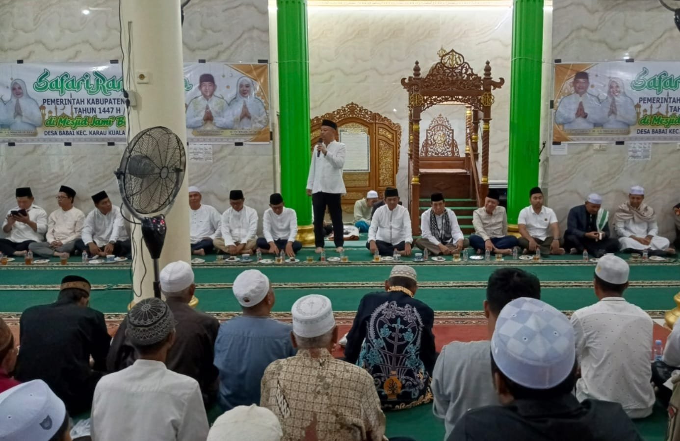 bupati-dan-wabup-barsel-safari-ramadhan-di-desa-babai,-kecamatan-karau-kuala