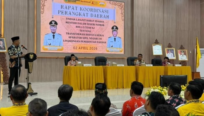 Bupati Barito Selatan Resmi Buka Rakor, Terapkan WFO-WFH untuk Dorong Transformasi Budaya Kerja ASN