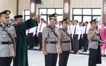 kompol-muh-padholin-resmi-menjabat-wakapolres-barsel,-gantikan-kompol-muh-tommy-palayukan.