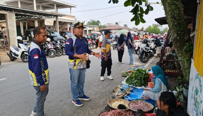 Dishub Barito Selatan Tertibkan Parkir di Kawasan Pasar Subuh Buntok