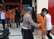 Polres Barsel Tangkap Tiga Pelaku Curanmor dan Curas, Gunakan Modus Tempel Stiker di Rumah Warga