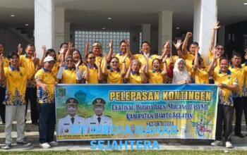 lepas-kontingen-fbim-2026,-pemkab-barito-selatan-siap-angkat-budaya-lokal-ke-panggung-nasional