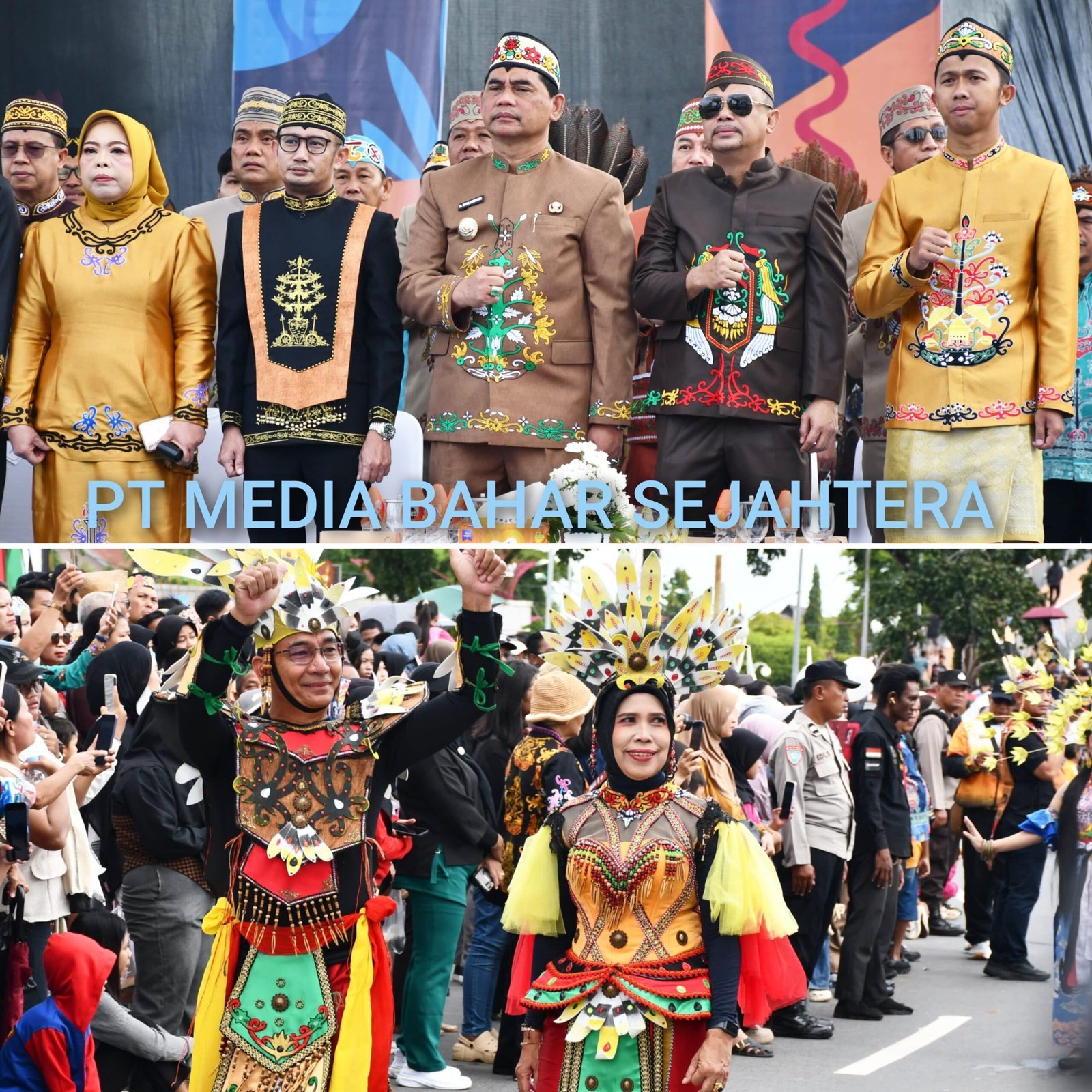 hadiri-pelepasan-karnaval-budaya-fbim-2026,-bupati-eddy-raya-samsuri-ajak-lestarikan-budaya-dayak