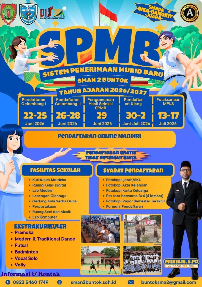 sman-2-buntok-buka-spmb-2026/2027,-siapkan-216-kuota-gratis-dengan-fasilitas-modern