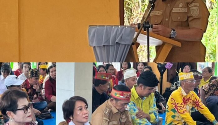 Wakil Bupati Barito Selatan Resmikan Balai Basarah Pakat Maeh di Desa Lembeng