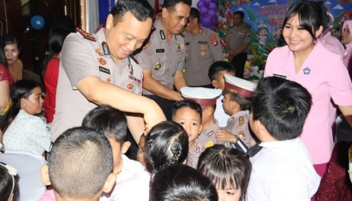 Kapolres Barito Selatan Lepas 31 Peserta Didik TK Kemala Bhayangkari Cabang 16 Buntok