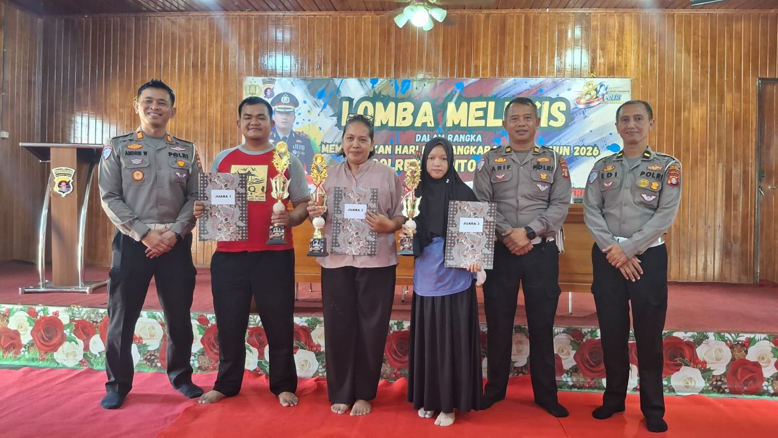 meriahkan-hari-bhayangkara-ke-80,-polres-barito-selatan-gelar-lomba-melukis-untuk-kembangkan-kreativitas-generasi-muda