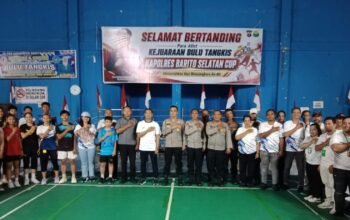 meriahkan-hut-bhayangkara-ke-80,-polres-barito-selatan-gelar-turnamen-bulutangkis-kapolres-cup-2026