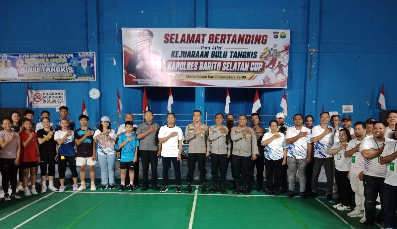 meriahkan-hut-bhayangkara-ke-80,-polres-barito-selatan-gelar-turnamen-bulutangkis-kapolres-cup-2026