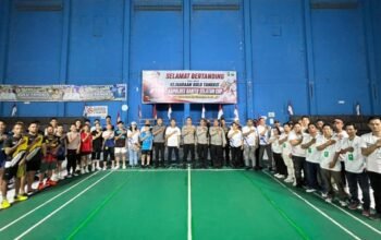 polri-untuk-masyarakat,-turnamen-bulutangkis-kapolres-barsel-cup-meriahkan-hari-bhayangkara-ke-80