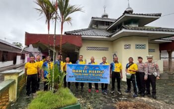 menyambut-hari-bhayangkara-ke-80,-polres-barito-selatan-dan-polsek-jajaran-gelar-bakti-religi-bersihkan-tempat-ibadah
