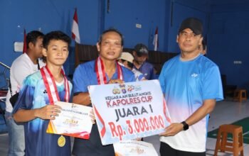 tutup-turnamen-badminton-kapolres-cup-2026,-wakapolres-barsel:-ajang-cetak-atlet-dan-pererat-kebersamaan