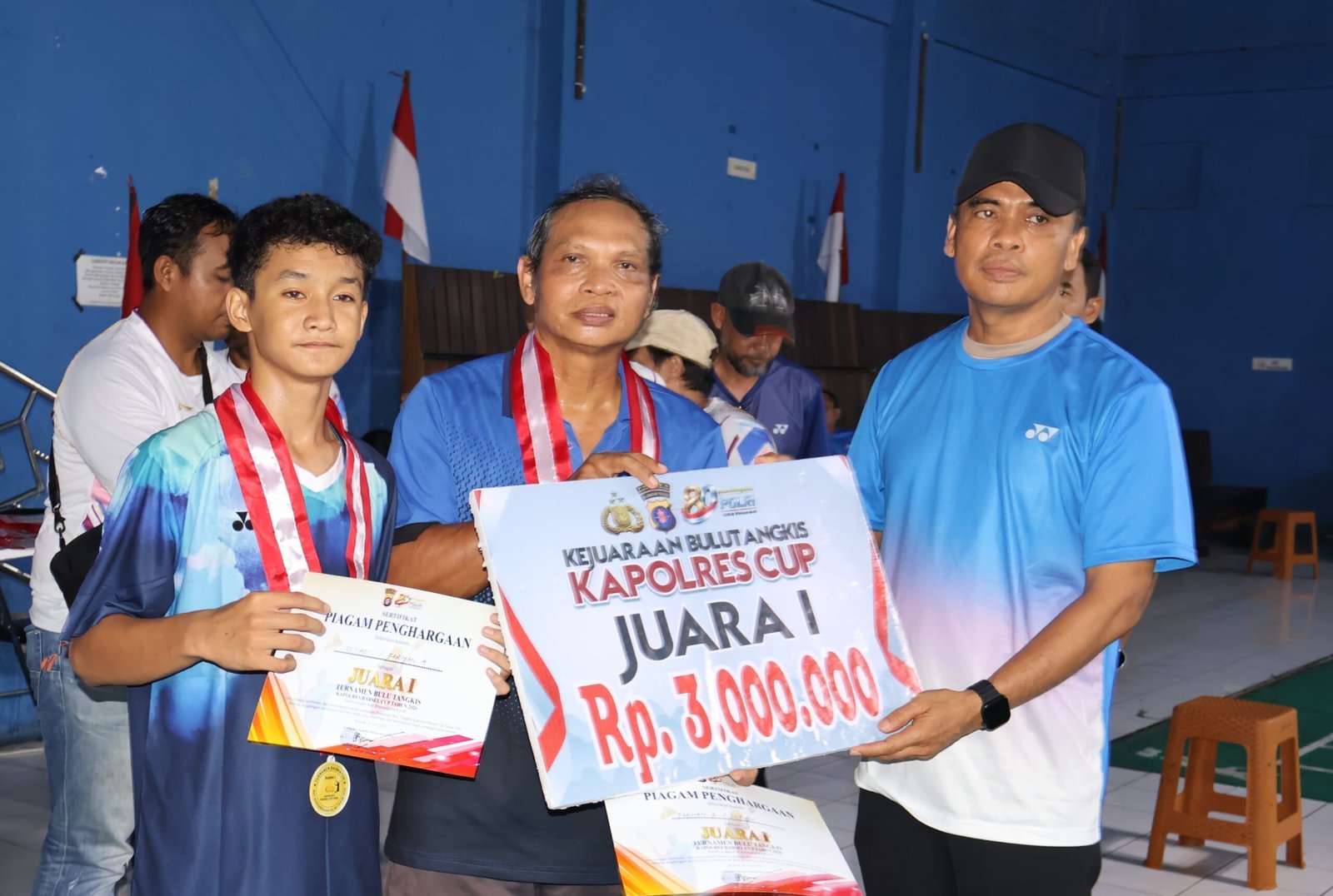 tutup-turnamen-badminton-kapolres-cup-2026,-wakapolres-barsel:-ajang-cetak-atlet-dan-pererat-kebersamaan