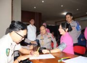 Polres Barito Selatan Gelar Donor Darah dan Berhasil Kumpulkan 80 Kantong Darah di HUT Bhayangkara ke-80