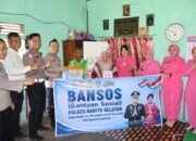 HUT Bhayangkara ke-80, Polres Barito Selatan Salurkan 80 Paket Bansos untuk Warga Kurang Mampu
