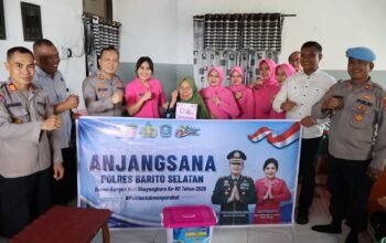 anjangsana-hari-bhayangkara-ke-80,-kapolres-barsel-pererat-silaturahmi-dengan-purnawirawan-polri