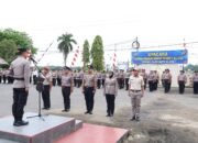 Kapolres Barito Selatan Pimpin Kenaikan Pangkat 28 Personel, Tekankan Profesionalisme dan Integritas